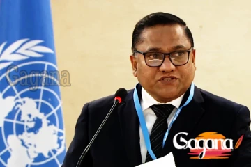 අමාත්‍ය විජිත හේරත් එක්සත් ජාතීන්ගේ මානව හිමිකම් සැසිය අමතයි