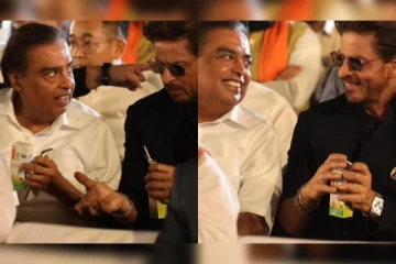 மோடி பதவியேற்பு விழாவில் அம்பானியும், ஷாருக்கானும் செய்த செயல்! இணையத்தில் வைரலாகும் புகைப்படம்