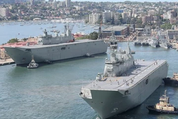 கொழும்பு துறைமுகத்தை வந்தடைந்த அவுஸ்திரேலிய கடற்படையின் இரண்டு கப்பல்கள்