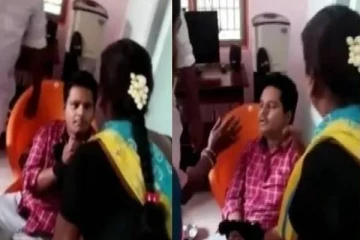 வேறு பெண்ணுடன் ஜாலியாக இருந்த கணவன் - கட்டிப்போட்டு மனைவி செய்த சம்பவம்