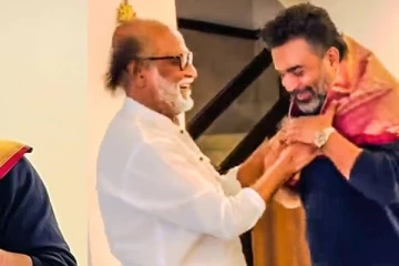 ரஜினிகாந்த் காலில் விழுந்து ஆசிர்வாதம் வாங்கிய Madhavan