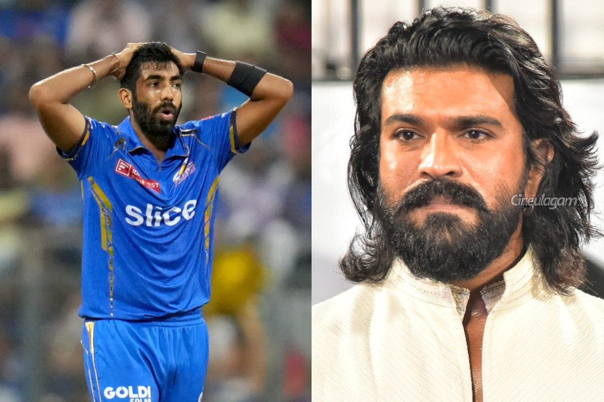 என்னது பும்ரா கால்பந்து வீரரா.. மன்னிப்பு கேட்ட நடிகர் ராம் சரண் | Ram Charan Apologises To Bumrah
