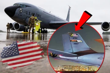 சேதத்துடன் தப்பியது அமெரிக்காவின் மற்றுமொரு பாரிய இராணுவ விமானம்!