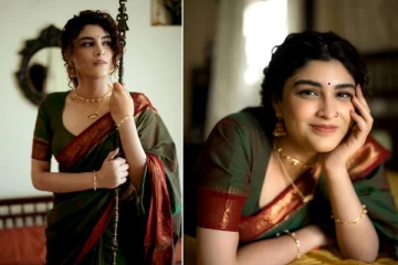 சேலையில் இறங்கிய குஷ்பூ மகள்.. மார்டன் உடையை விட வேற லெவலில் இருக்கிறாரே