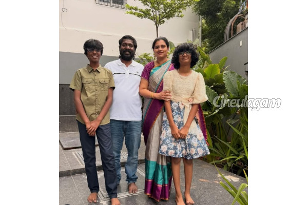 நடிகர் விஜய் வசந்த்தின் மகன், மகள் என அழகிய குடும்பத்தை பார்த்துள்ளீர்களா?... அழகிய குடும்ப போட்டோ | Actor Vijay Vasanth Family Photo Goes Viral
