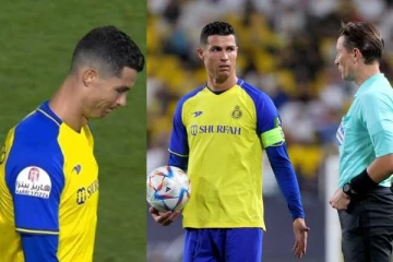 நடுவர் மீதான கோபத்தில் ரொனால்டோ செய்த விடயம்! வைரல் வீடியோ