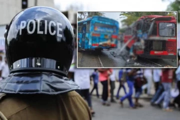 தென்னிலங்கையில் இரு பேருந்துகள் நேருக்கு நேர் மோதி விபத்து