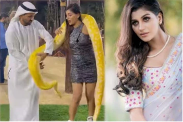 யாஷிகாவிற்கு ராட்சத பாம்பு கொடுத்த ஷாக்: நொடிப்பொழுதில் பீதியில் மாறிய முகம்