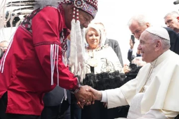 கனடாவில் போப் பிரான்சிஸ்... பூர்வகுடி மக்கள் உட்பட உற்சாக வரவேற்பு