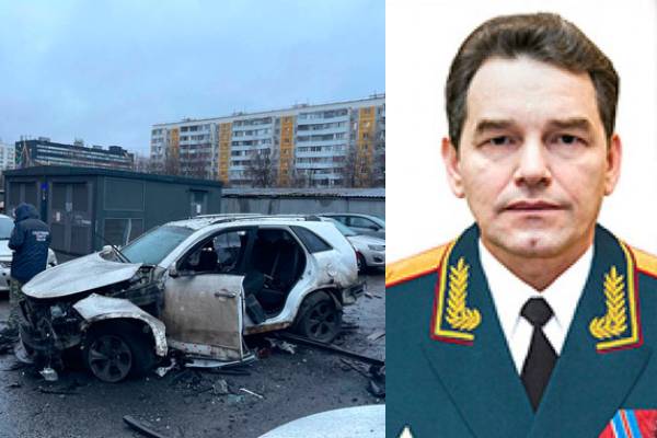 car bomb general killed in moscow