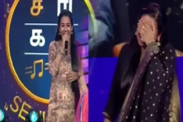 தென்னிந்திய இசை நிகழ்ச்சியை சோகத்தில் ஆழ்த்திய ஈழத்து பெண்!