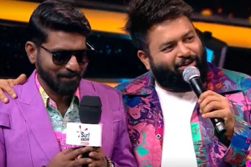 சூப்பர் சிங்கர் ஜூனியர் ஷோவில் போட்டியாளர்களின் இதயங்களை வென்ற, இசையமைப்பாளர் தமன்!!