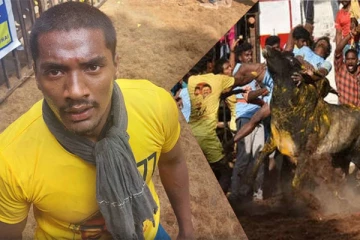 ஜல்லிக்கட்டு போட்டியில் 28 காளைகளை பிடித்த மாடுபிடி வீரர்!