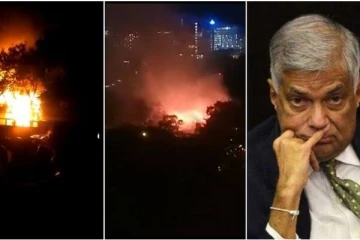 ஜனாதிபதியின் வீட்டுக்கு தீ வைத்த குற்றச்சாட்டில் ஆசிரியர் கைது