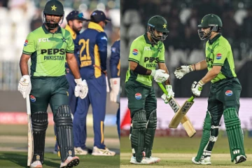 இலங்கைக்கு எதிராக சல்மான் அதிரடி சதம்! முதல் அரைசதமடித்த தலத்..300 ஓட்டங்கள் இலக்கு