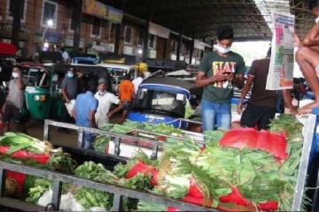 தம்புள்ளை பொருளாதார மத்திய நிலையத்தில் குவிந்த மரக்கறிகள்!