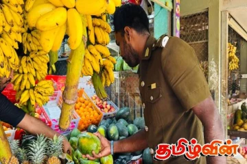 புதுக்குடியிருப்பு சந்தையில் சுகாதார பரிசோதகர்கள் திடீர் சோதனை! சில வர்த்தகர்களுக்கு எச்சரிக்கை!