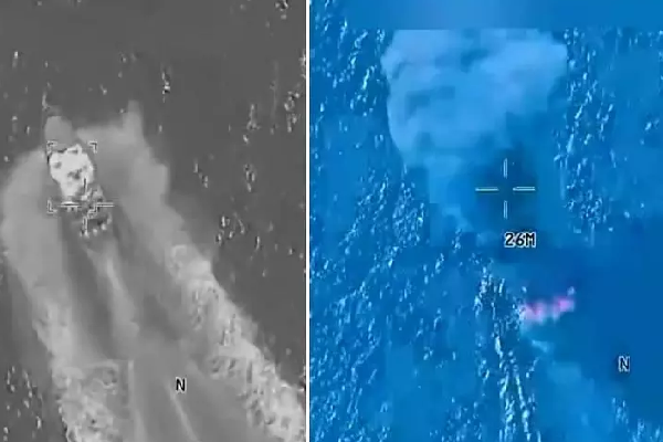 அதிரடி காட்டும் அமெரிக்கா ; தாக்குதலில் 8 பேர் பலி ; அதிகரிக்கும் போர் பதற்றம் | Us Attacks 3 Drug Smuggling Boats 8 Dead அதிரடி காட்டும் அமெரிக்கா ; தாக்குதலில் 8 பேர் பலி ; அதிகரிக்கும் போர் பதற்றம் | Us Attacks 3 Drug Smuggling Boats 8 Dead