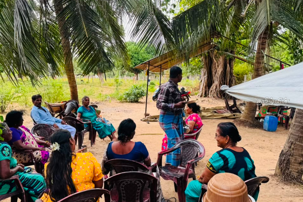 காற்றின் கொடூரத்தால் நூலிழையில் உயிர்தப்பிய கேப்பாப்புலவு போராட்டக்காரர்கள் | Keppapulavu Who Survived The Fierce Winds