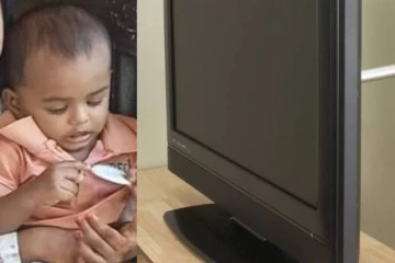 ஒன்றரை வயது குழந்தை மேல் விழுந்த டிவி! கேரளாவில் சோக சம்பவம்