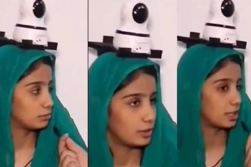 இளம்பெண்ணின் தலையில் சிசிரிவி கமராவை மாட்டிய தந்தை! வைரல் வீடியோ