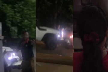 காதலியை தனது காரால் பழிவாங்கிய காதலன்!