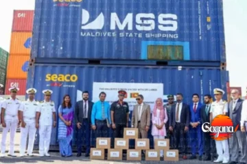 මෙන්න ලංකාවට අමුතුම විදිහේ ආධාරයක් ලැබිලා - කන්ටේනර් 14ක්ම එවලා