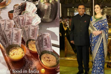 கைத்துடைப்பதற்கு டிஷ்யூ பேப்பர்களுக்கு பதிலாக 500 ரூபாய் நோட்டுகள்: பணம் இருந்தால் என்னவேணுனாலும் பண்ணலாம்.!