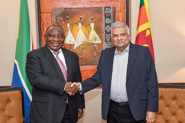 சிறில் ரமபோஷா மற்றும் ரணில் விக்ரமசிங்க-Cyril Ramaphosa and Ranil Wickramasinghe சிறில் ரமபோஷா மற்றும் ரணில் விக்ரமசிங்க-Cyril Ramaphosa and Ranil Wickramasinghe