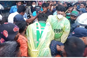 போராட்டத்தில் ஈடுபட்ட  தொழிலாளிக்கு நேர்ந்த பெரும் சோகம்