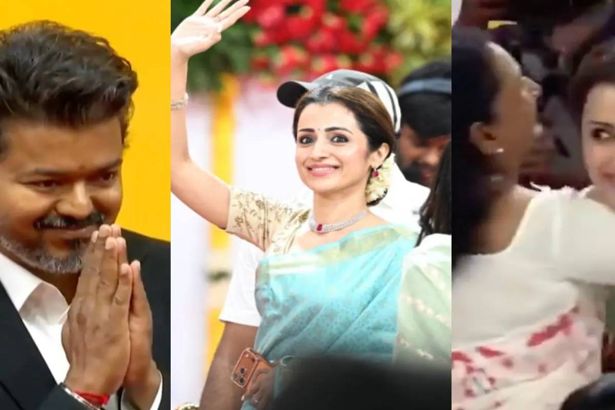 விஜய் பதவியேற்பு பேச்சில் த்ரிஷா அழுததன் காரணம் என்ன? | Trisha Turns Emotional During Cm Vijay S Speech