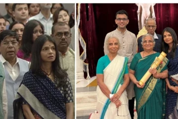 கூட்டத்தோடு கூட்டமாக உட்கார்ந்திருந்த ரிஷி சுனக்கின் மனைவி: அவசர அவசரமாக இந்திய அதிகாரிகள் செய்த செயல்...