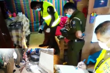 கோடாரியால் மனைவியை வெட்டிக்கொன்ற கணவன் - நுவரெலியாவில் கோரம் (படங்கள்)
