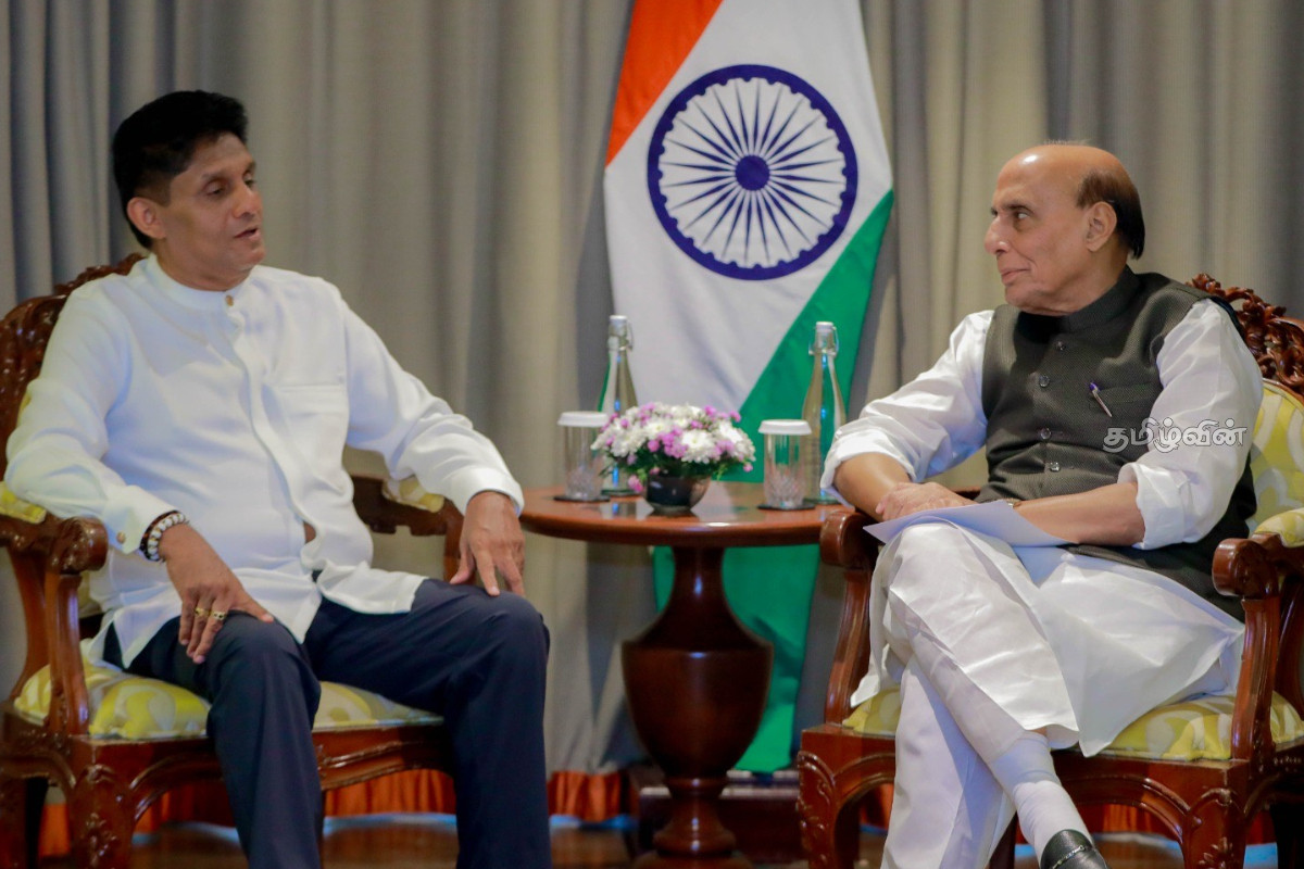 இந்திய பாதுகாப்பு அமைச்சருடன் சஜித் விசேட சந்திப்பு | Maintaining Close Relations Between Two Countries
