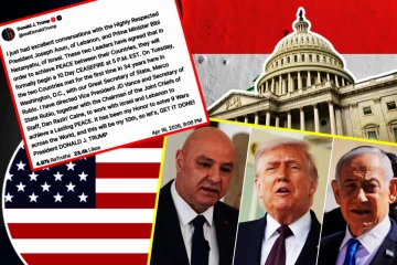 இஸ்ரேல் - லெபனான் இடையே போர்நிறுத்தம்: நள்ளிரவு முதல் நடைமுறைக்கு - ட்ரம்ப் அறிவிப்பு