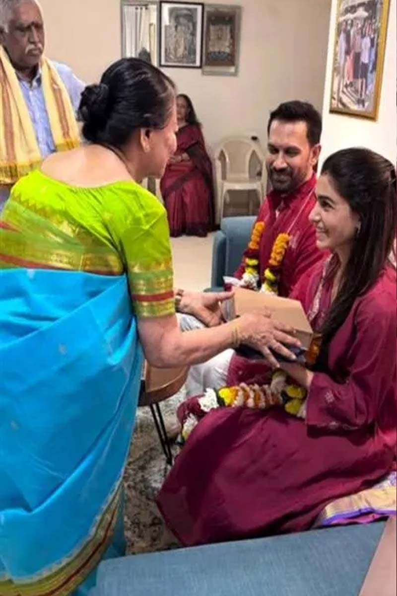 சிம்பிளாக நடந்த சமந்தாவின் வளைகாப்பு... குழந்தை எப்போது பிறக்கும்னு தெரியுமா? | Samantha Baby Shower Function Photos Viral