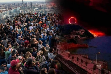 உலகமே பார்வையிட்ட அரியவகை சூரிய கிரகண காட்சி