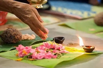 பங்குனி அமாவாசையான இன்று முன்னோர்களுக்கு திதி தர்ப்பணம் கொடுத்து வழிபாடு