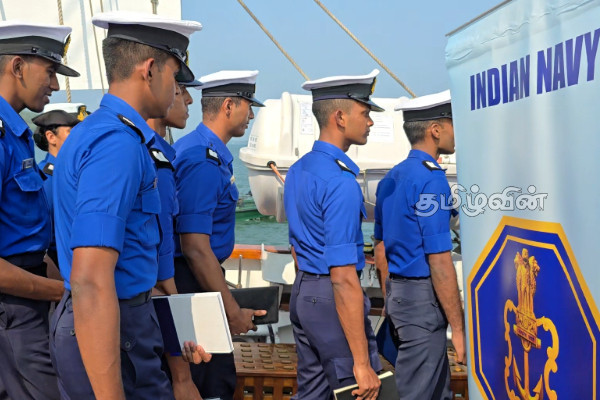 திருகோணமலையில் கடற்படையினருக்கான பயிற்சி ஆரம்பம்! | Sri Lankan Navy Personnel Begins Indian Navy Ship