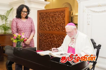 வத்திக்கான் வெளியுறவு அமைச்சரை சந்தித்த பிரதமர் ஹரிணி