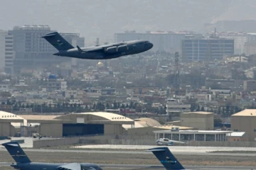 அமெரிக்க இராணுவத்தின் கடைசி விமானமும் நாடு திரும்பியது!  தலிபான்களின் முழு கட்டுப்பாட்டில்  ஆப்கான்