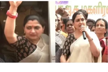 அண்ணா பல்கலை. விவகாரம்..மாணவிக்கு நீதிகேட்டு போராட்டம் - பரபரப்பை கிளப்பிய குஷ்பு!