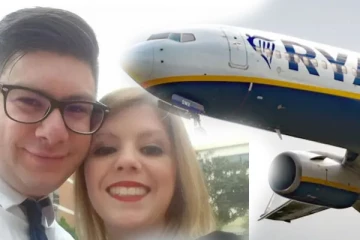 விமானத்தில் பயணித்த கணவனும் கர்ப்பிணி மனைவியும்: விமானம் தரையிறங்கியபோது காத்திருந்த அதிர்ச்சி