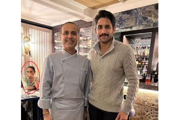 பிரபல நடிகையுடன் லண்டனில் டேட்டிங் சென்றுள்ளாரா நாக சைத்தன்யா?- புகைப்படத்தை வைரலாக்கும் ரசிகர்கள் | Is Naga Chaitanya Dating Ponniyin Selvan Actress