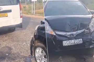 மூதூரில் வேன் மற்றும் கார் மோதி விபத்து