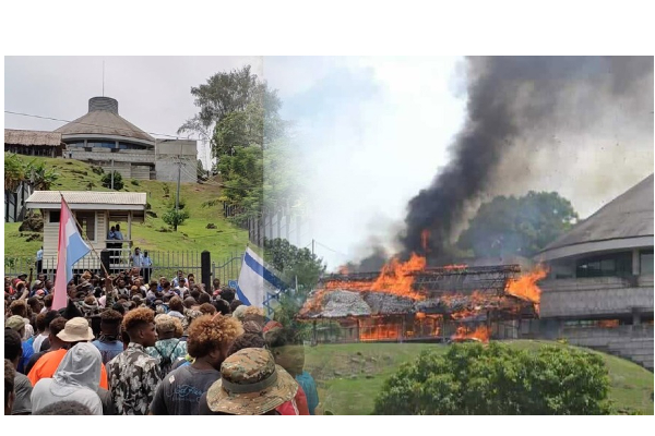 சீனாவுடன் தூதரக உறவு வைத்த சாலமன் தீவு பிரதமர் : கோபத்தில் நாடாளுமன்றத்தை தீ வைத்து கொளுத்திய பொதுமக்கள் - தமிழ்நாடு