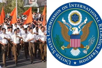 ஆர்எஸ்எஸ் அமைப்பினர் நுழைய தடை; சொத்து முடக்கம் - ட்ரம்ப்பிற்கு அமெரிக்க அமைப்பு பரிந்துரை