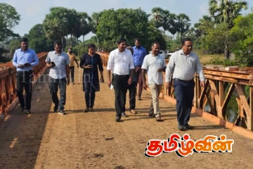 முல்லைத்தீவு மாவட்டம் அக்கரைவெளி வீதி புனரமைப்பு: அதிகாரிகள் மேற்கொண்ட களவிஜயம்!