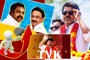 கருத்துக்கணிப்புக்களில் தவெக தொடர் முன்னிலை...! அதிரும் தமிழக அரசியல் களம்