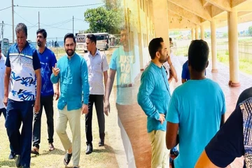 இம்ரான் எம். பி திருகோணமலை மக்கேசர் விளையாட்டு மைதானத்திற்கு கள விஜயம்